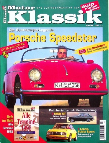 Deckblatt Motor Klassik (04/1998)